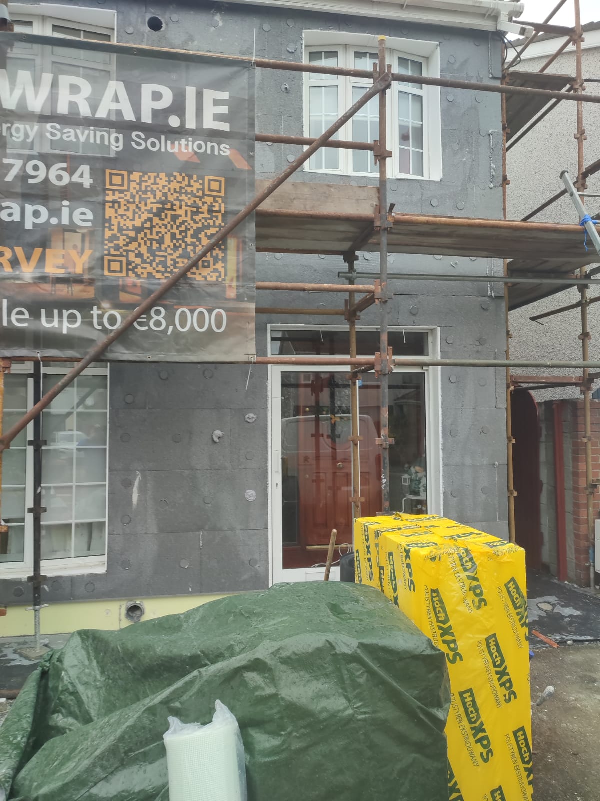 External wall insulation project photo